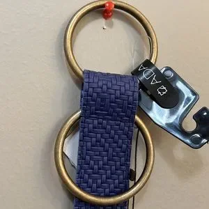 ADA Collection JOSIE LEATHER BELT Double Ring Belt Accessories | Ada Collection Josie Leather Belt Double Ring  main image 4